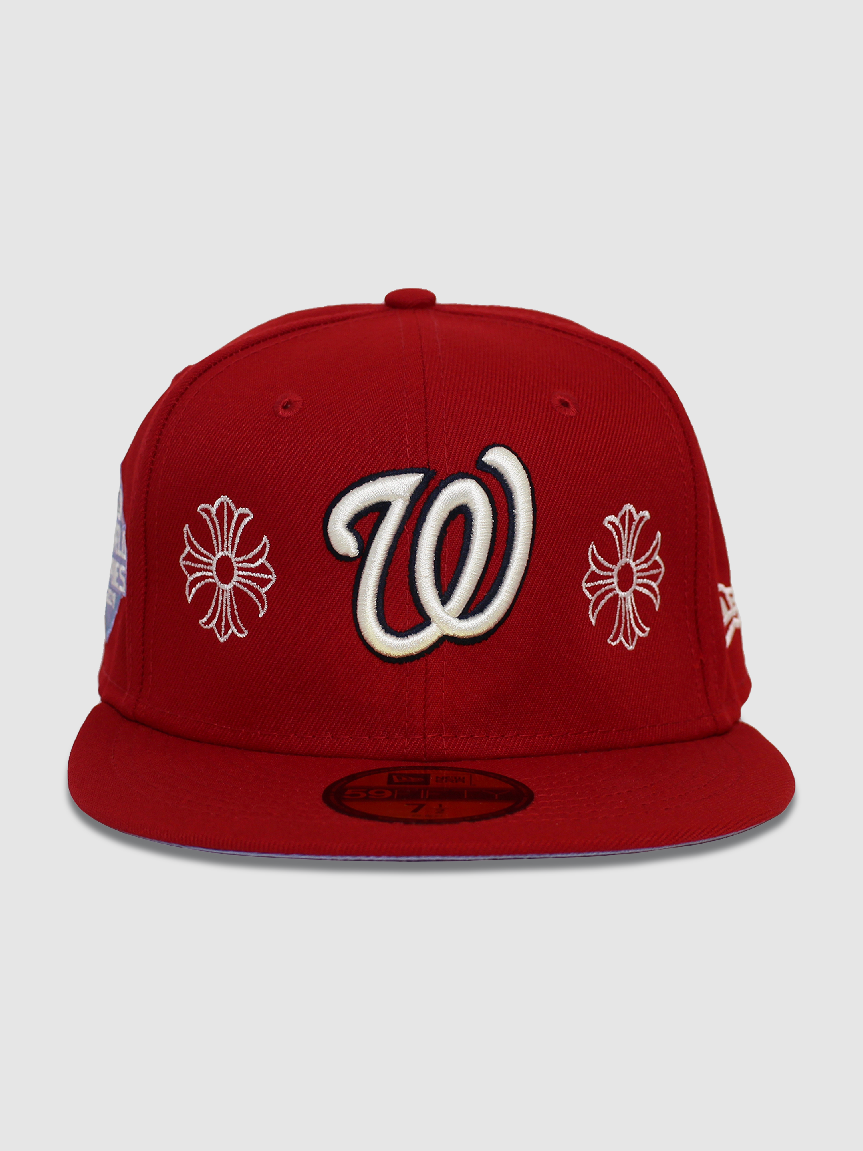 Washington Nationals Logo (Navy/Red) Fitted – Cap World: Embroidery