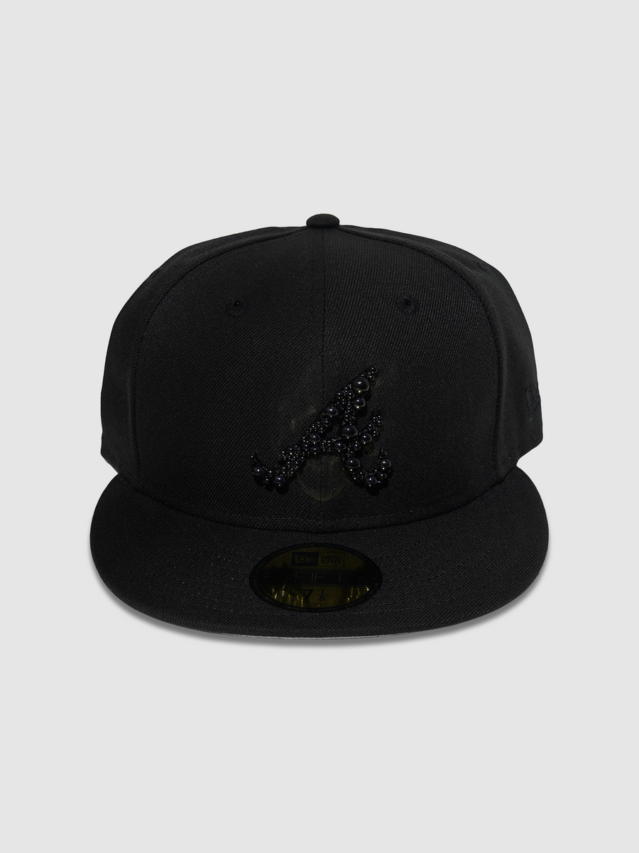 Atlanta Pearl Hat (Black on Black)