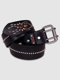 小物 LW SPIDER STUDS LEADER BELT (Black) 小物 LW SPIDER STUDS LEADER BELT (Black) Handmade Black