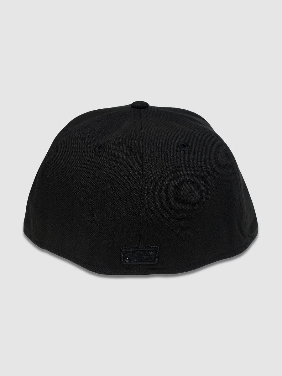 Detroit Pearl Hat (Black On Black)