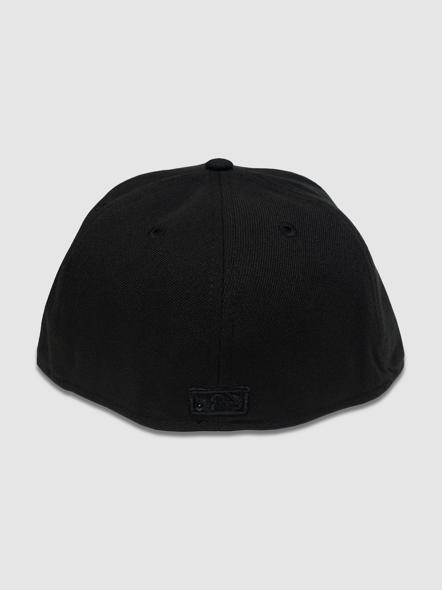 New York Pearl Hat (Black On Black)