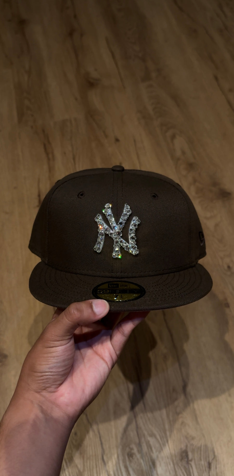 New York Crystal Hat (Brown)
