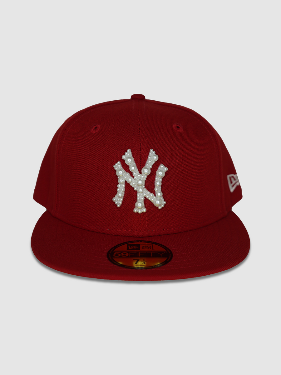 New York Pearl Hat (Red)