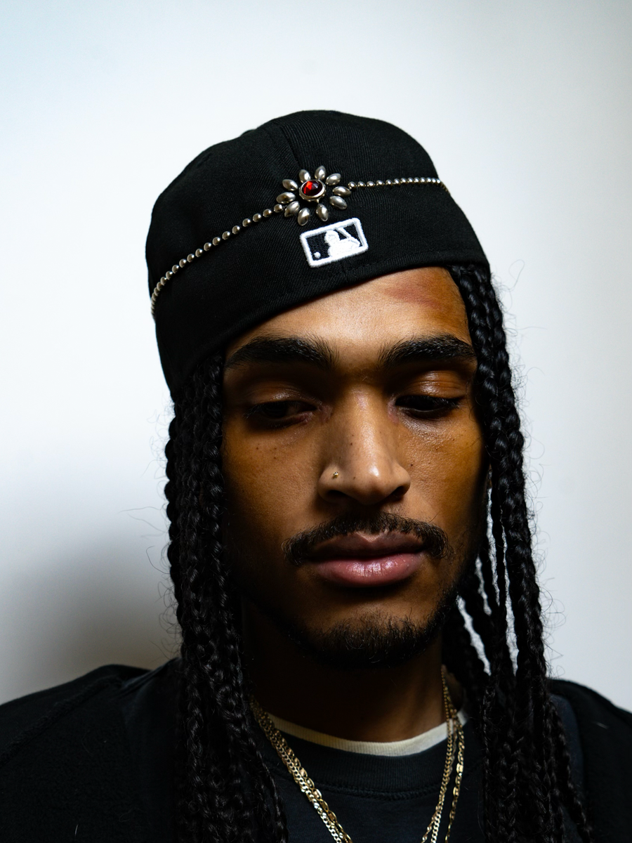 New York Spider Studded Hat (Black)