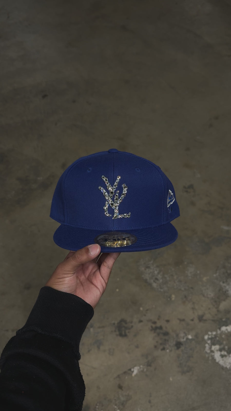 YVL Crystal Hat (Blue)